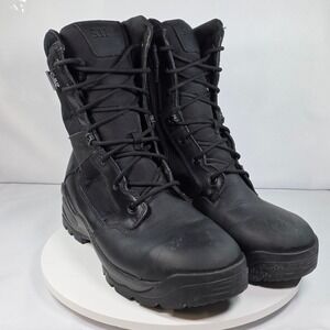 5.11 Tactical ATAC 2.0 8 Storm Boots Mens 11.5 Black Waterproof Side Zip 12392